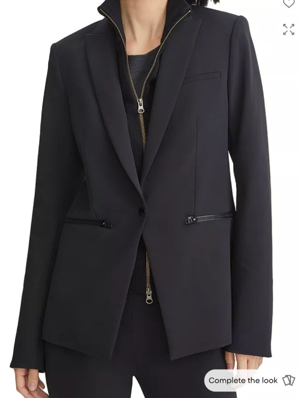Veronica Beard Black Scuba Dickey